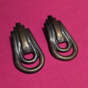 Vintage Abstract Post Pierced Earrings